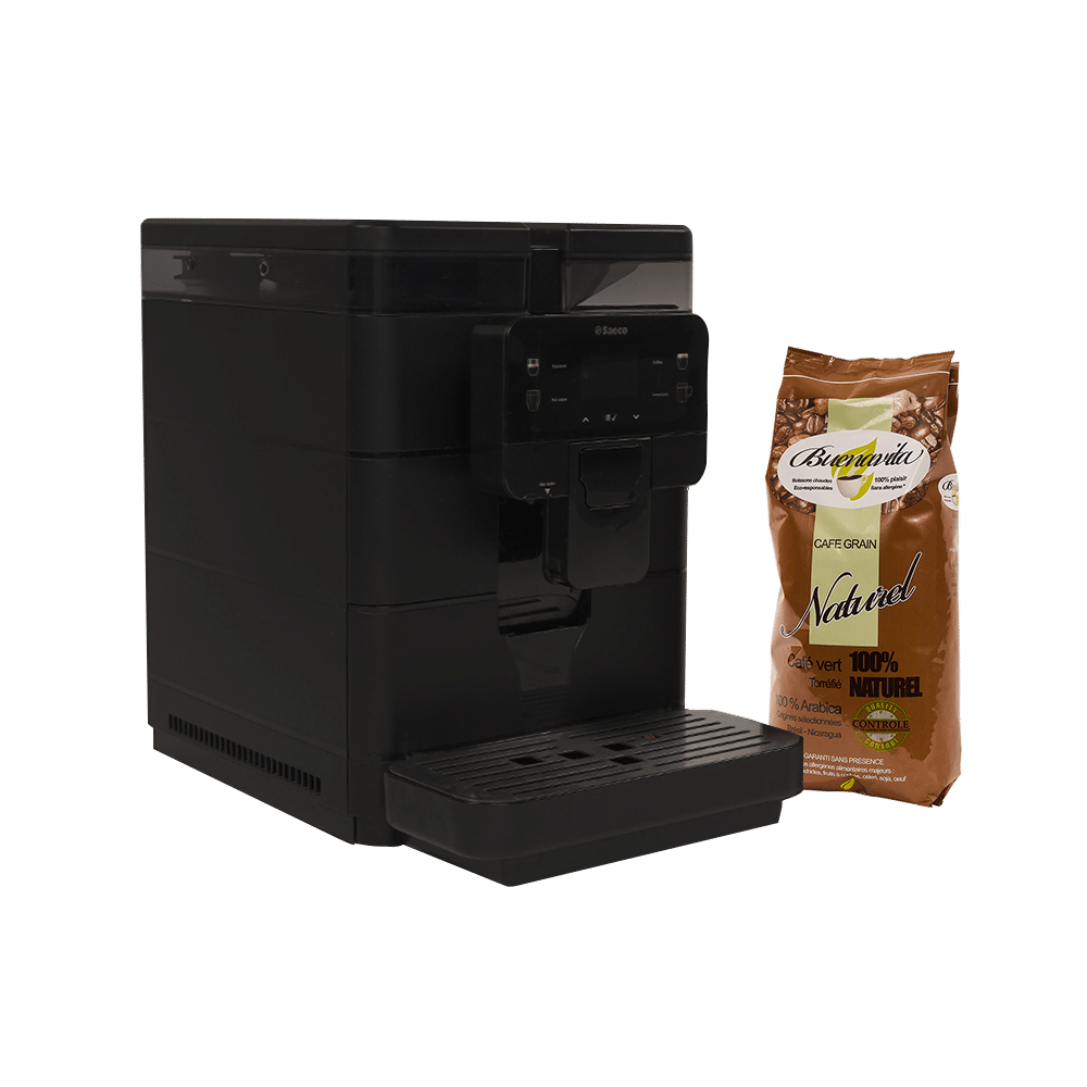 Pack LARGE : cafetière Royal Black + Grains