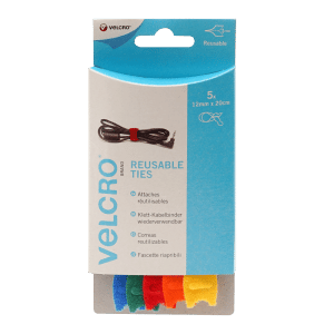 Kink Sangle de câble velcro bien rangé Noir