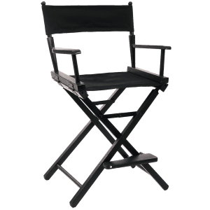 Fauteuil maquillage medium bois noir