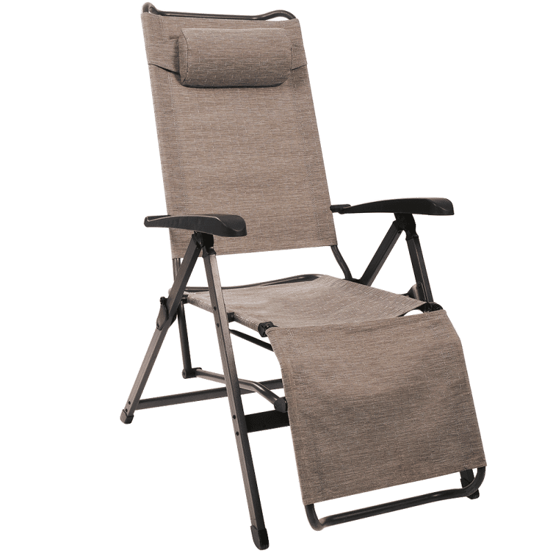 Fauteuil relax alu gris