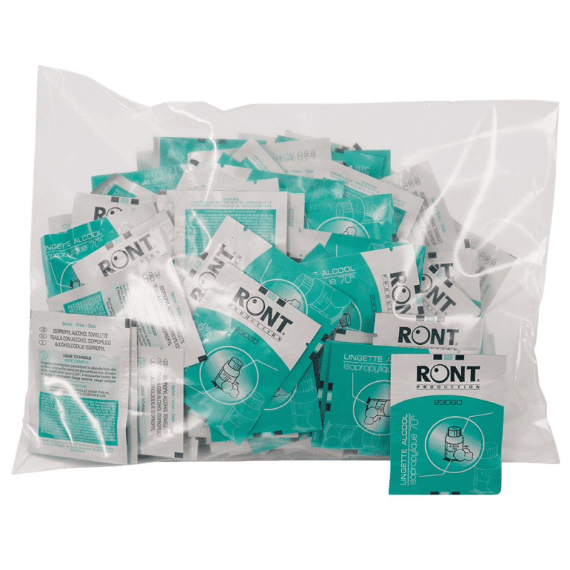 Lingette isopropylique x100