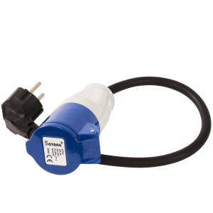 Adaptateur PC16 mâle >  P17 femelle