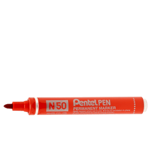Permanent Marker - Red (Bullet Tip/Pentel)