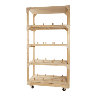 Wig Cart Rack (4 Shelves)