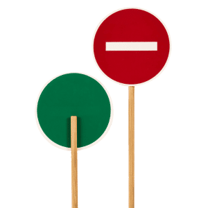 Stop & Go Traffic Paddle