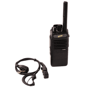 Motorola Radio w/ D-Shaped Covert Earpiece