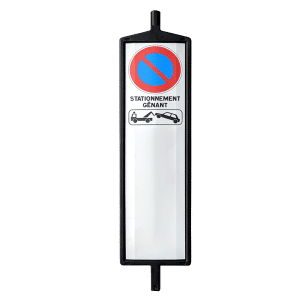 Support sign for parking regulations