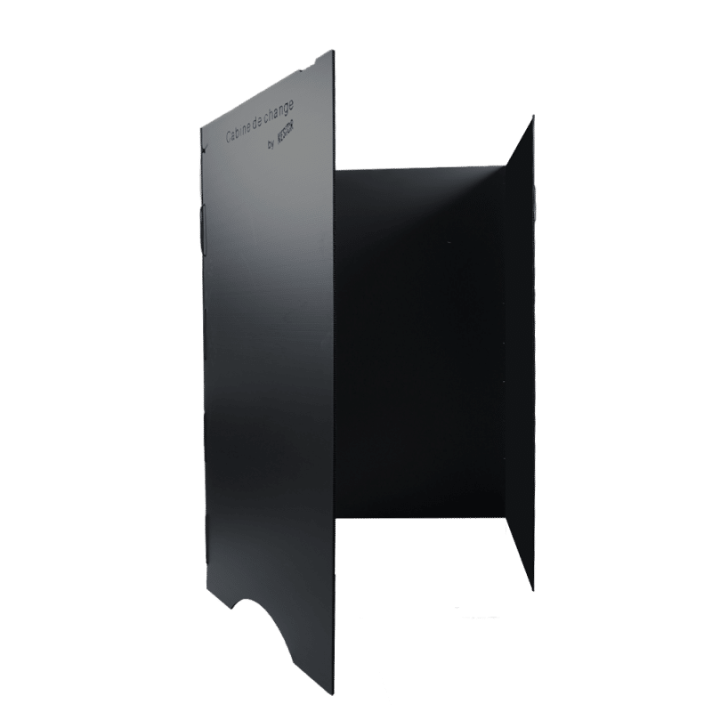 Cabine de change 1x1m noir