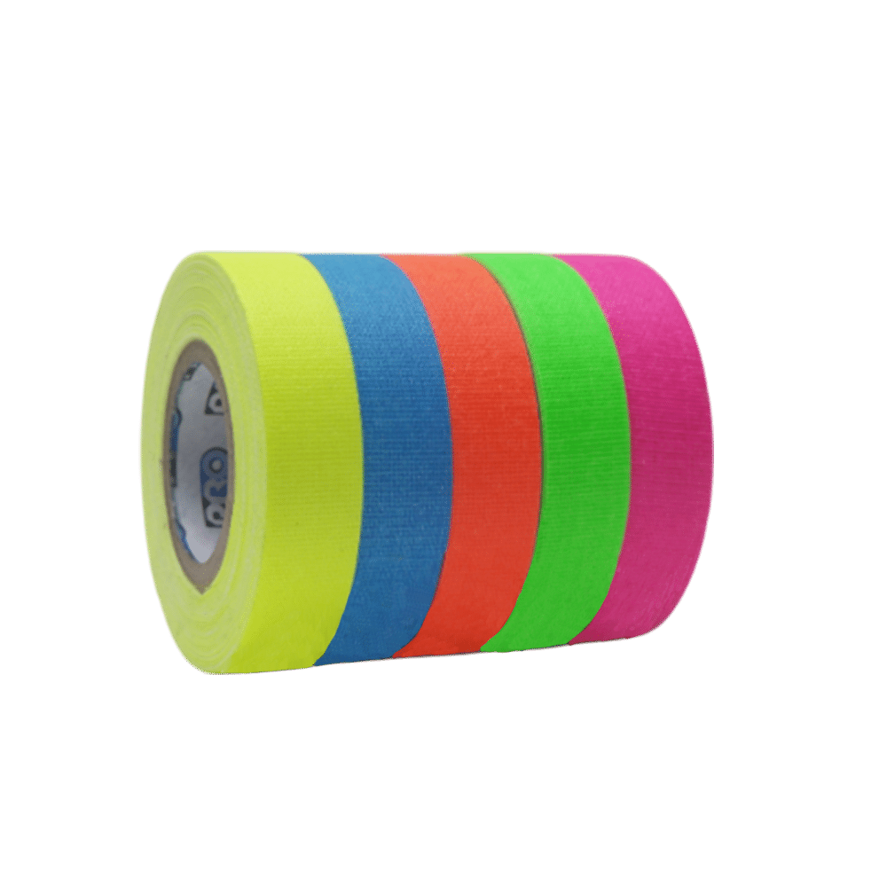 Mini gaffer fluo 12mm 5 coloris