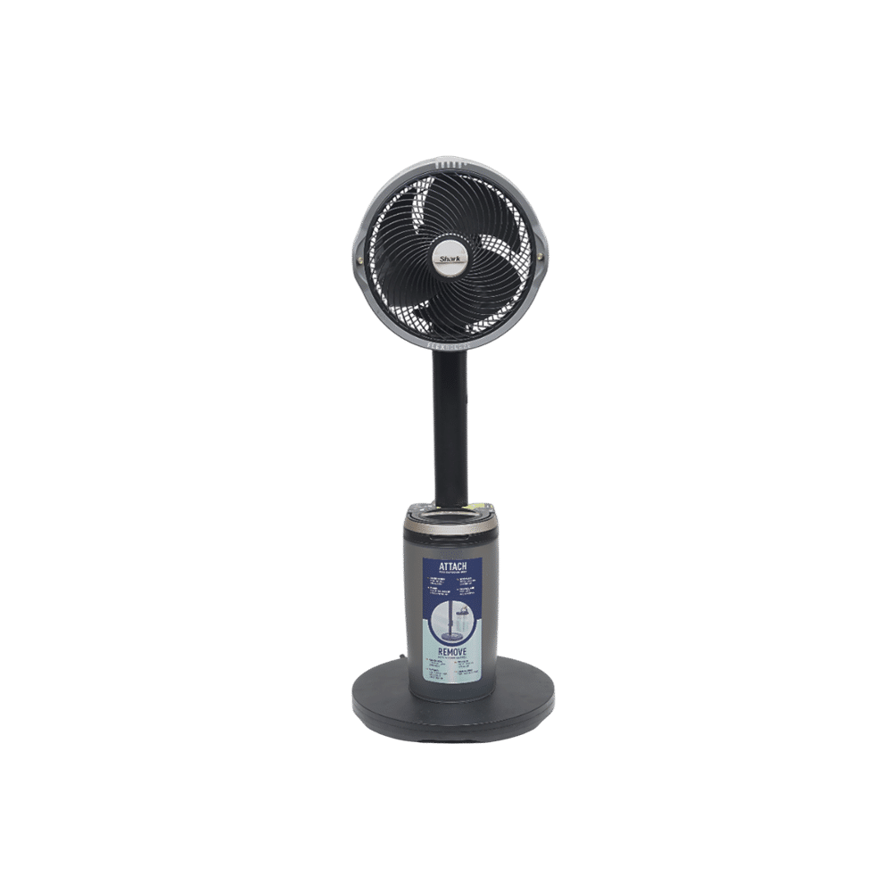 Wireless standing misting fan